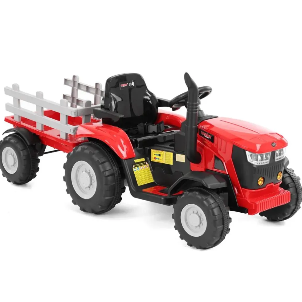 Akumulatorowy traktor zabawkowy - HECHT 50825 RED