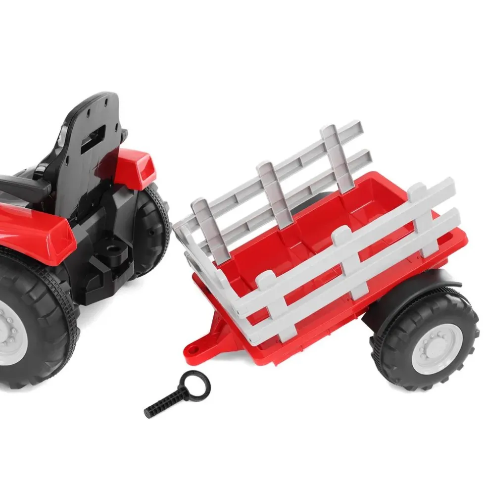 Akumulatorowy traktor zabawkowy - HECHT 50825 RED