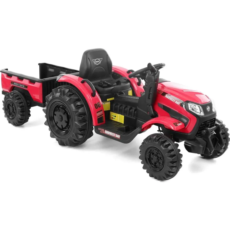 Akumulatorowy traktor zabawkowy - HECHT 50435 RED
