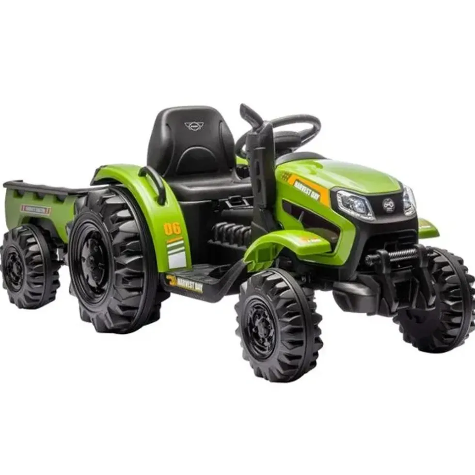 Akumulatorowy traktor zabawkowy - HECHT 50435 GREEN