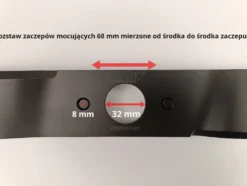 Nóż do kosiarek HECHT 543SWE, 543SW