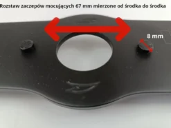 Nóż "Turbo" do kosiarek - HECHT 500046 (do roku 2019)