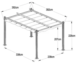 Pergola - HECHT PERGOLA 4x3