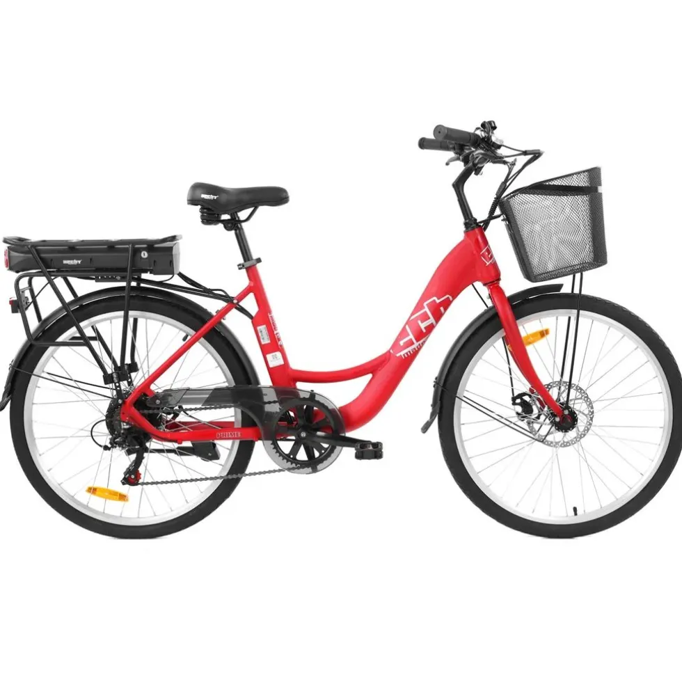 Rower elektryczny - HECHT PRIME RED