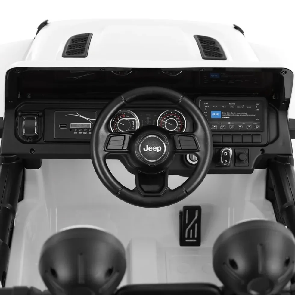 Samochód akumulatorowy - Jeep Wrangler Rubicon White