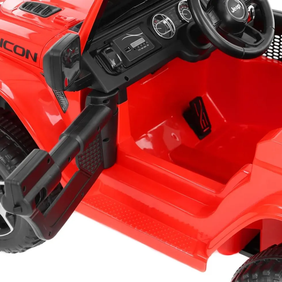 Samochód akumulatorowy - Jeep Wrangler Rubicon Red