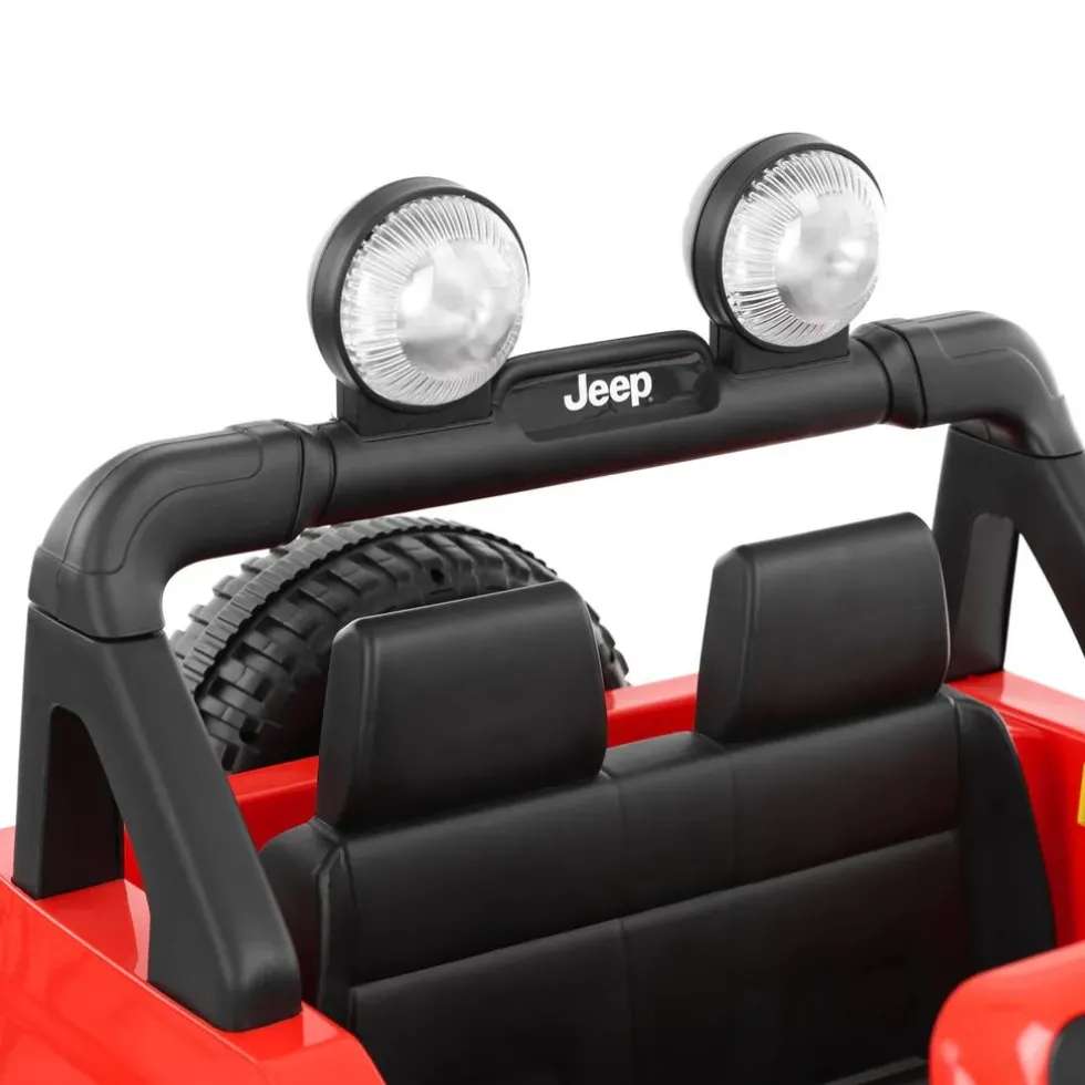 Samochód akumulatorowy - Jeep Wrangler Rubicon Red