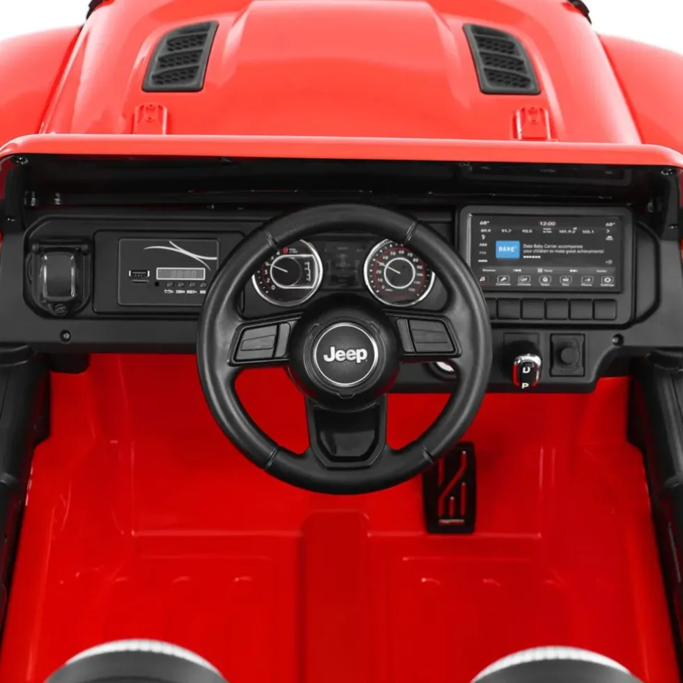 Samochód akumulatorowy - Jeep Wrangler Rubicon Red